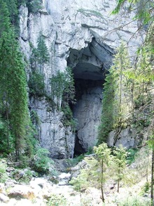 A natural cave